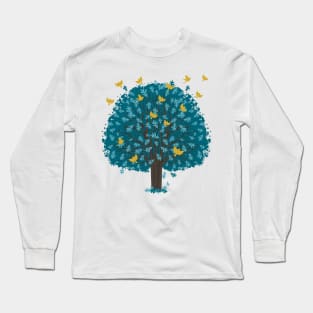 Tree of Birds! Long Sleeve T-Shirt